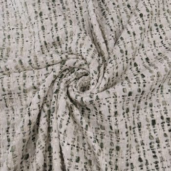 Tela chanel blanco y verde (mod 76159)
