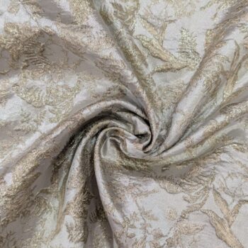 tela-brocado-tejido-jacquard-gris-oro-dorado